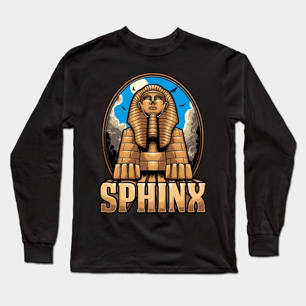 Sphinx Mythical creature Long Sleeve T-Shirt by mrgeek